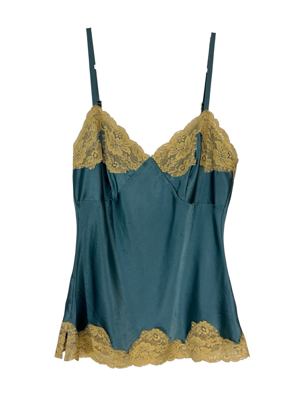 Vintage Y2K Express Design Studio Teal Silk
Camisole
